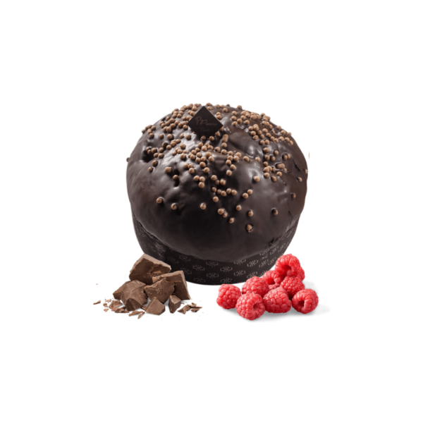 Panettone con Gocce di Cioccolato e Lampone